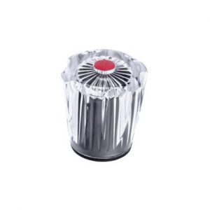 Kristály gomb 1/2″ piros, Ricnis