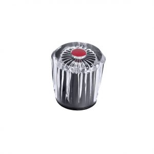 Kristály gomb 3/8″ piros